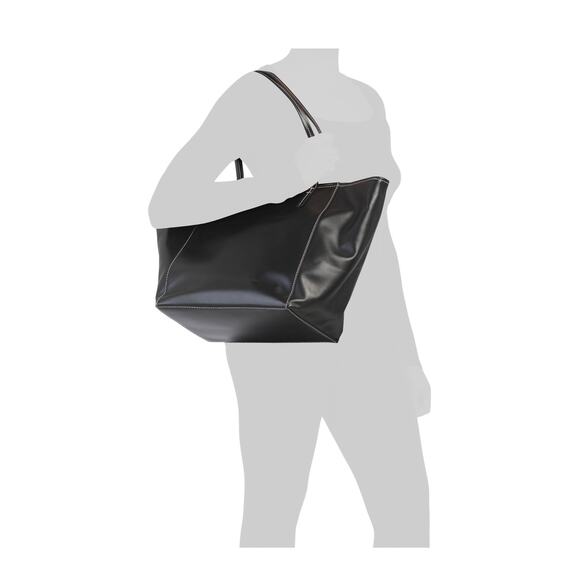 NWT BY FAR Calfskin Leather Club Tote - Picture 2 of 4